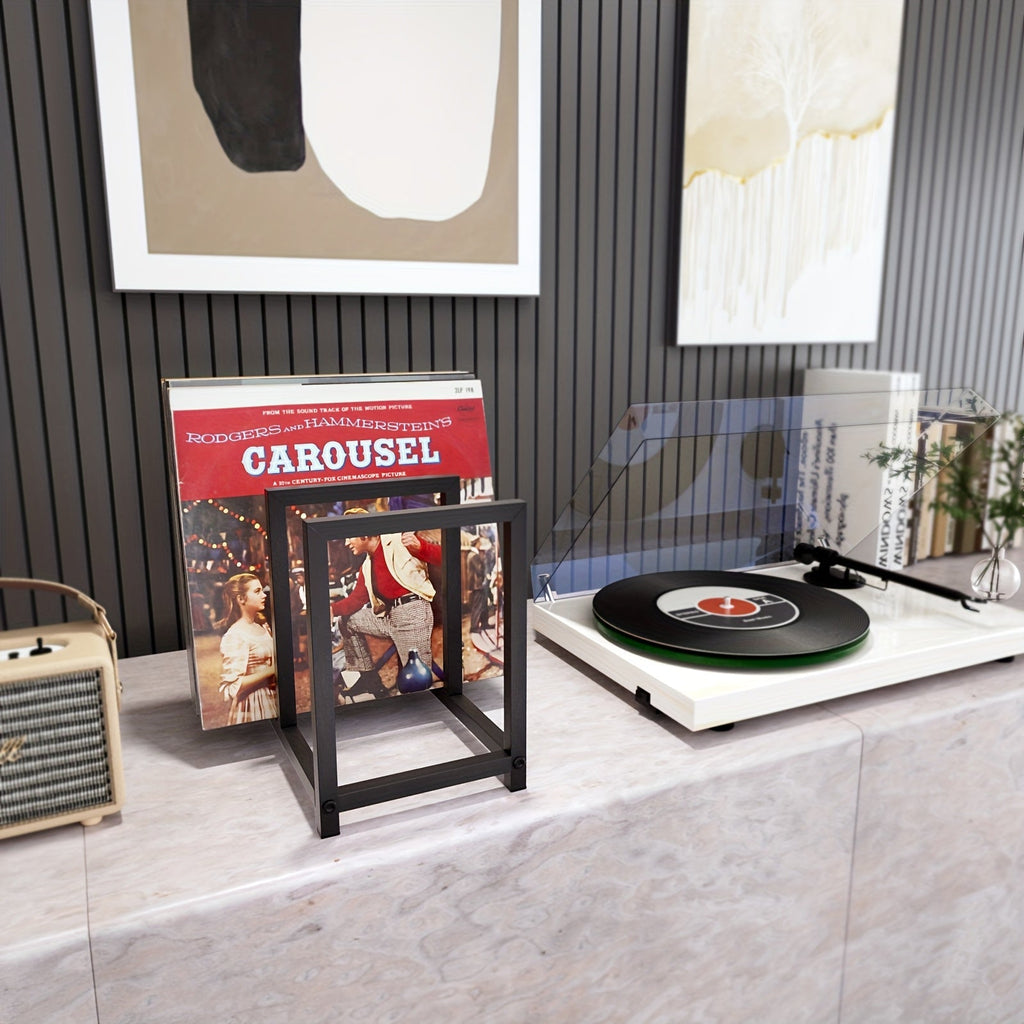 Multi-Purpose Vinyl Record & CD Storage Rack for Turntables & Audio Systems -Recordshaven