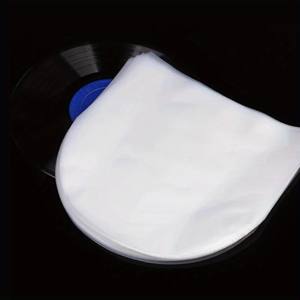 Set of 100 Professional 7-Inch Vinyl Record Protective Covers (50 Inner Bags + 50 Outer Sleeves) -Recordshaven