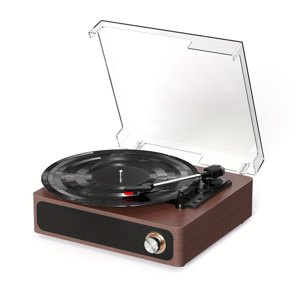 Maio A4 Retro Gramophone - Analog Record Player, Belt-Driven, RCA/Aux/Headphone Jack for Parties & Gifts -Recordshaven