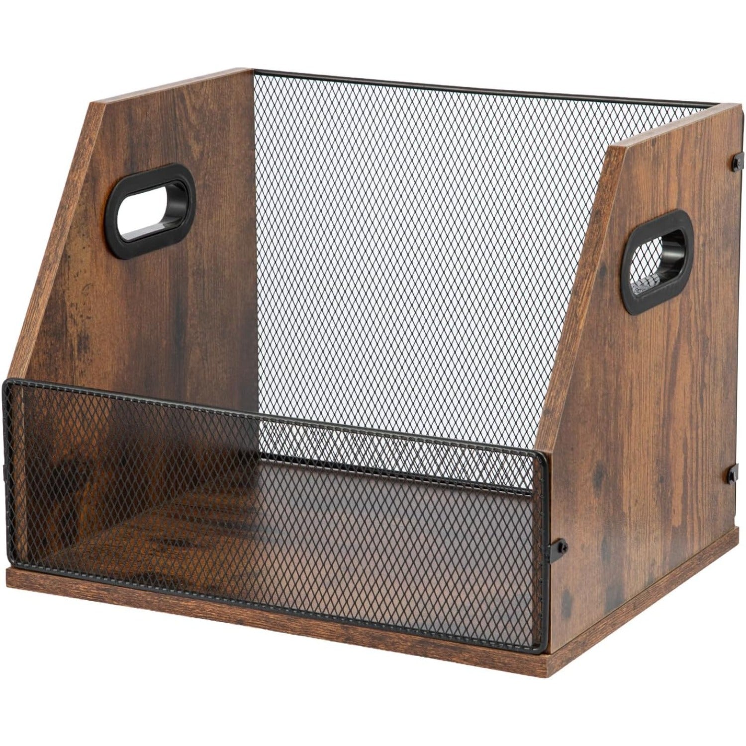 Wooden Vintage Vinyl Record & Magazine Storage Box -Recordshaven