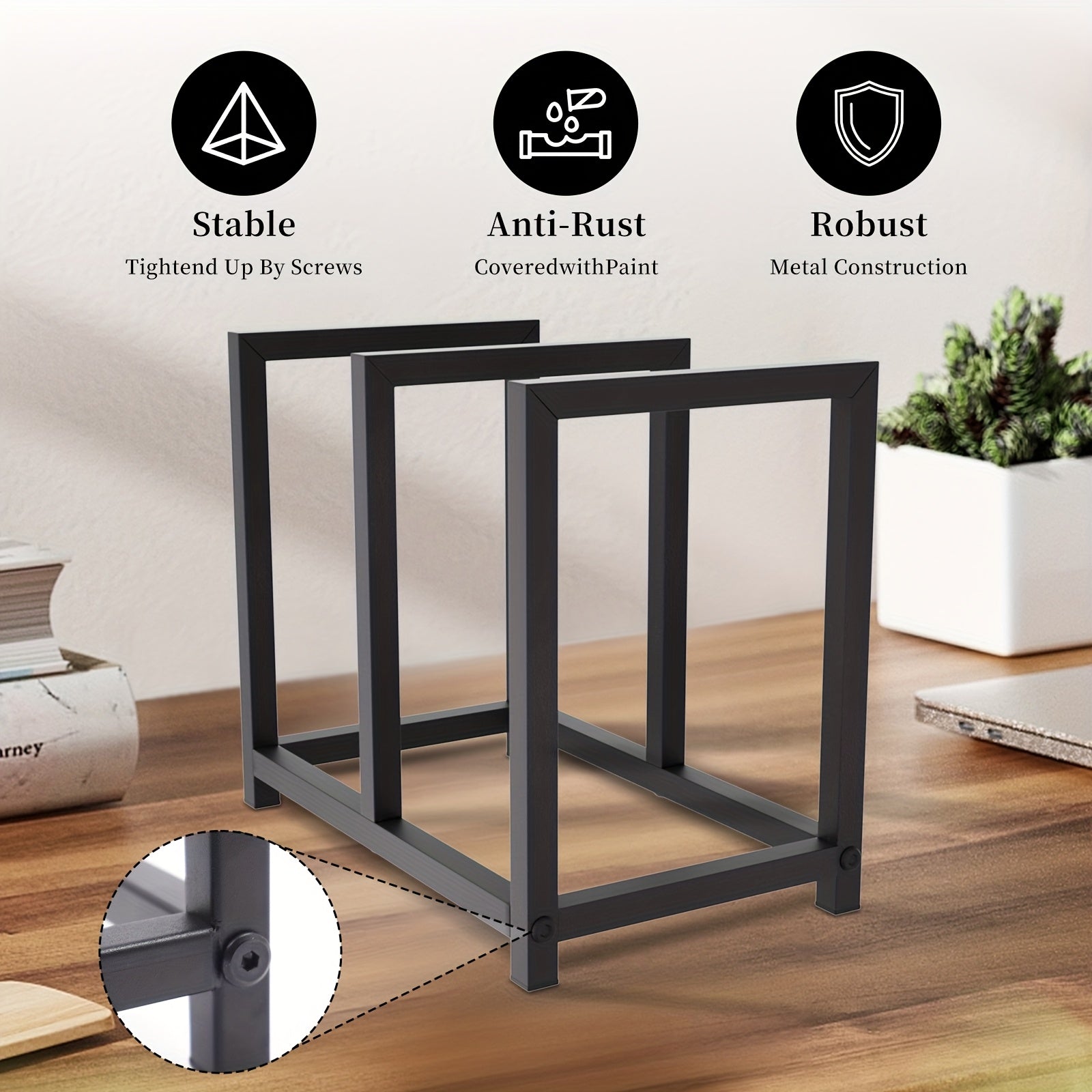 Multi-Purpose Vinyl Record & CD Storage Rack for Turntables & Audio Systems -Recordshaven