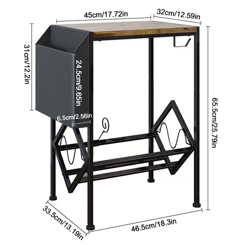 UK Mobile Vinyl Record Player Stand - 80-Album Storage Shelf -Recordshaven