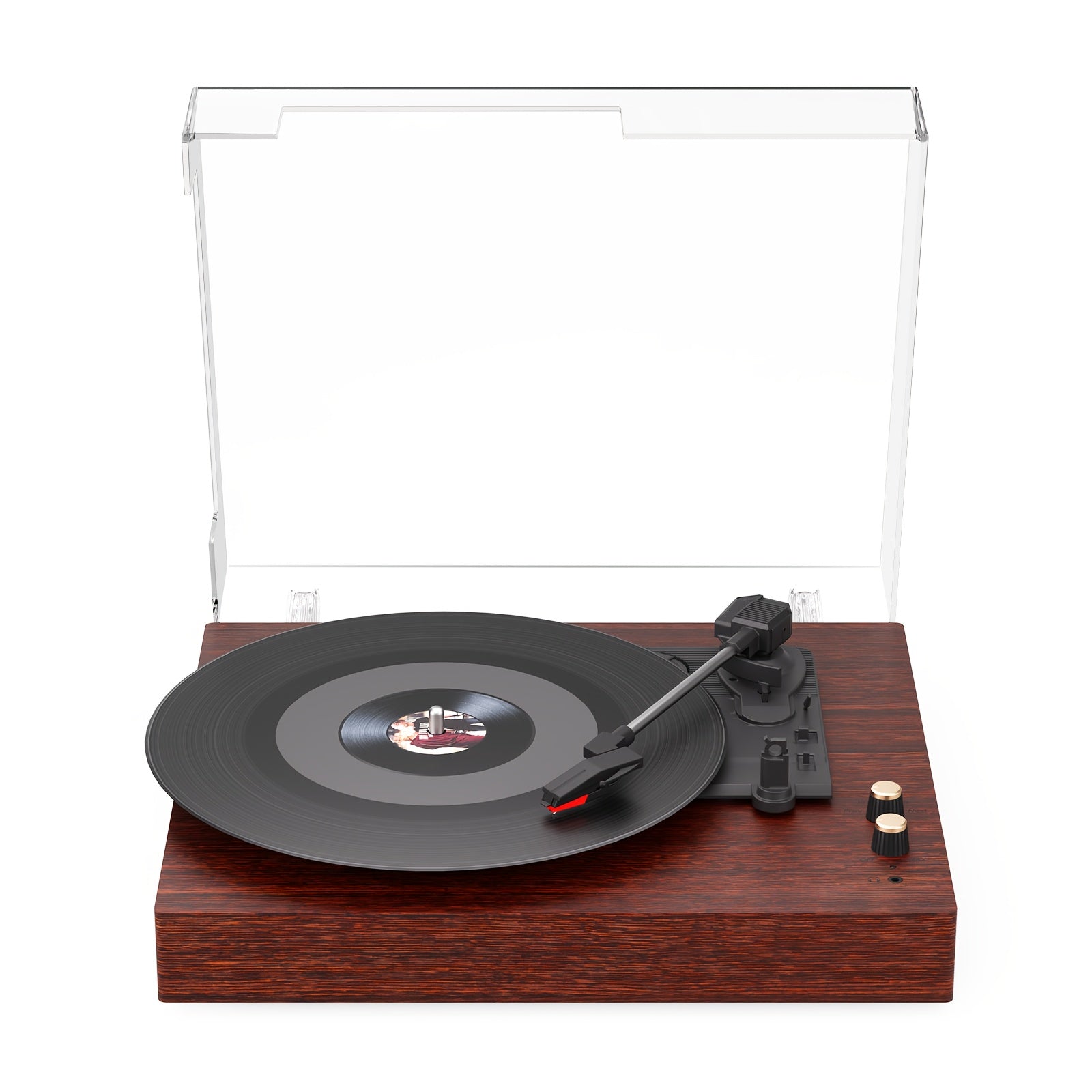 Maio E300 UK Vintage Gramophone - 3-Speed Hi-Fi Turntable, 3.5mm Output & External Speaker Compatibility -Recordshaven