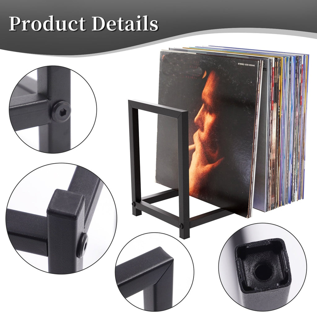 Multi-Purpose Vinyl Record & CD Storage Rack for Turntables & Audio Systems -Recordshaven